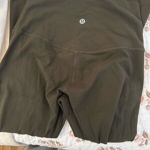 Olive green lululemon align leggings